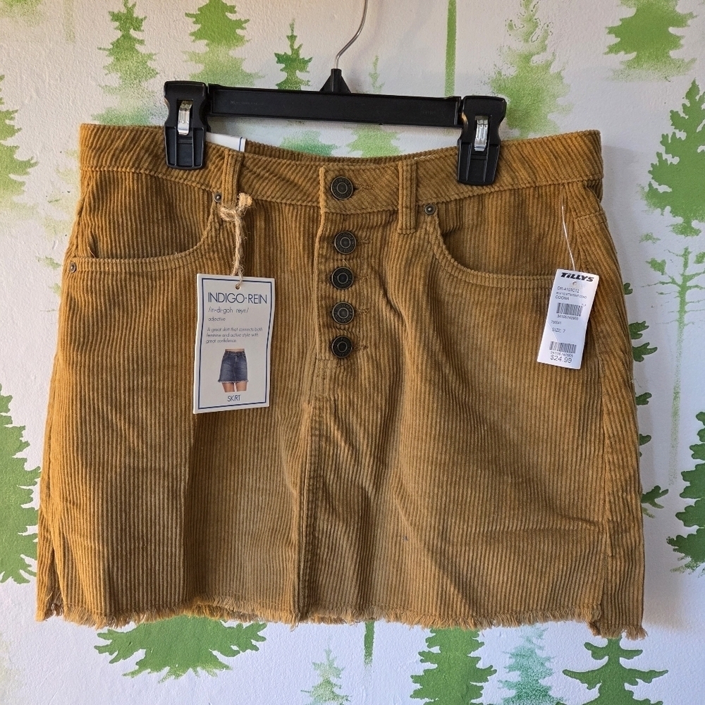Indigo Rein Women's Corduroy Skirt